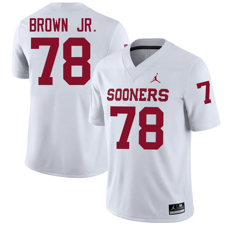 Orlando Brown Jr. Oklahoma Sooners Jersey,Oklahoma Sooners Football Uniforms,Jersey-White